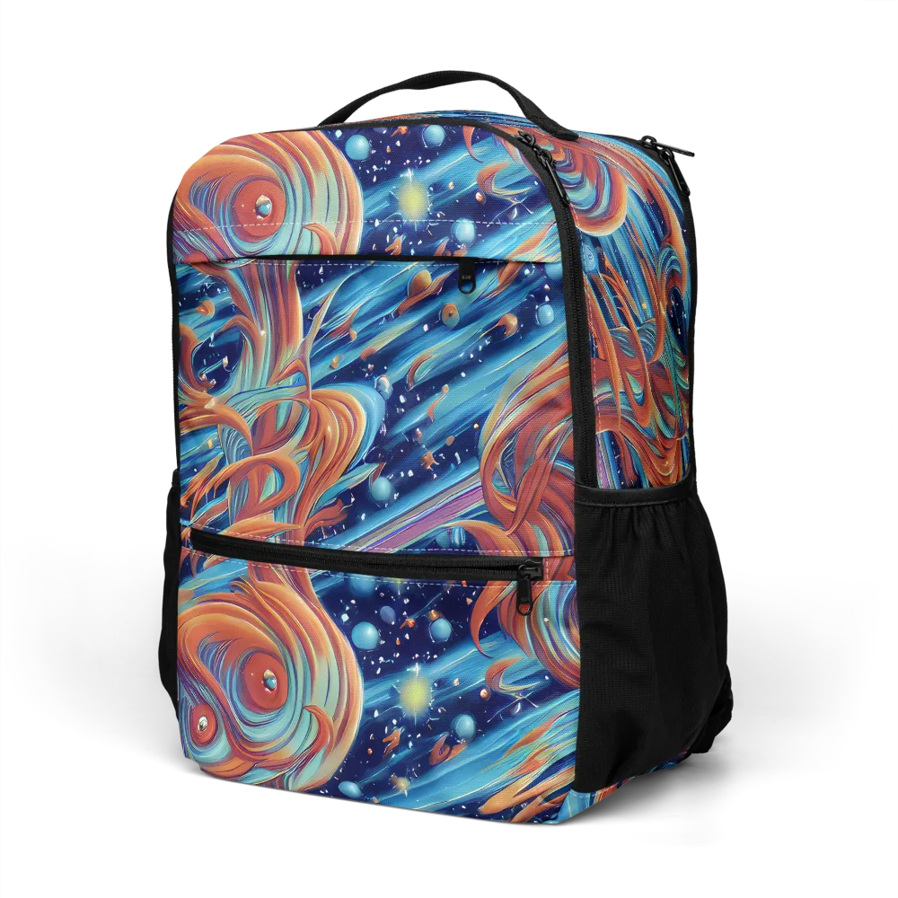 Orbit Flame on Utility Backpack — Left Front