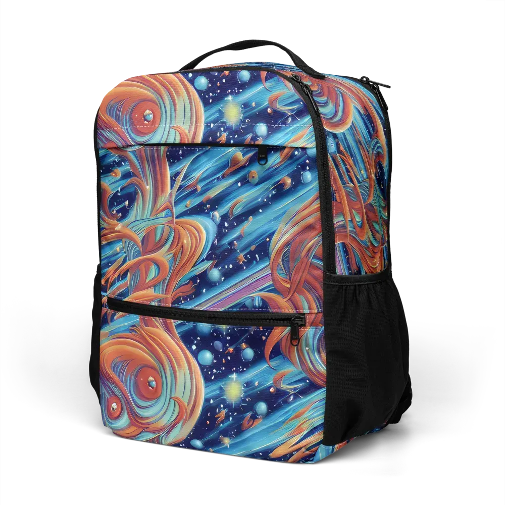 Orbit Flame on Utility Backpack — Left Front