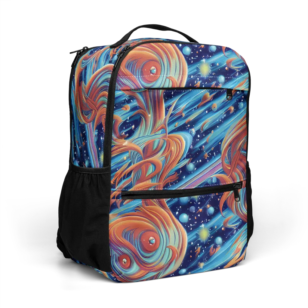 Orbit Flame on Utility Backpack — Right Front