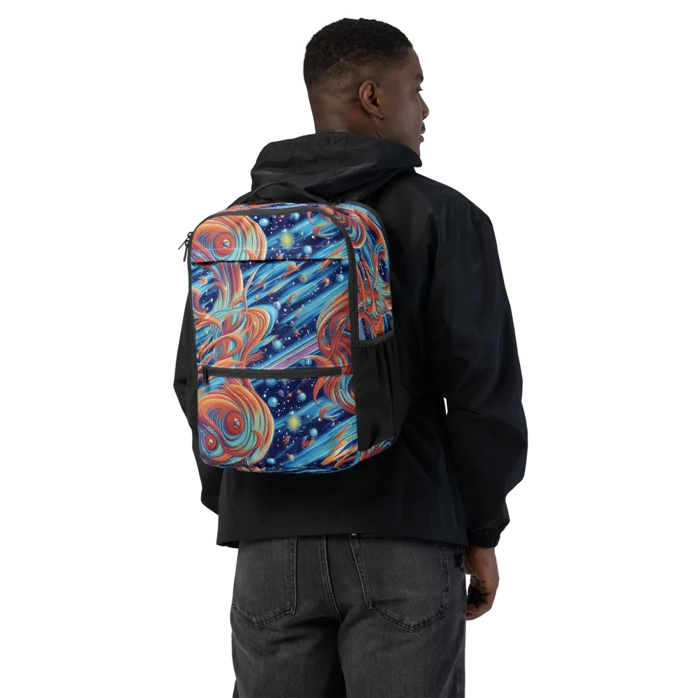 Orbit Flame on Utility Backpack — Back