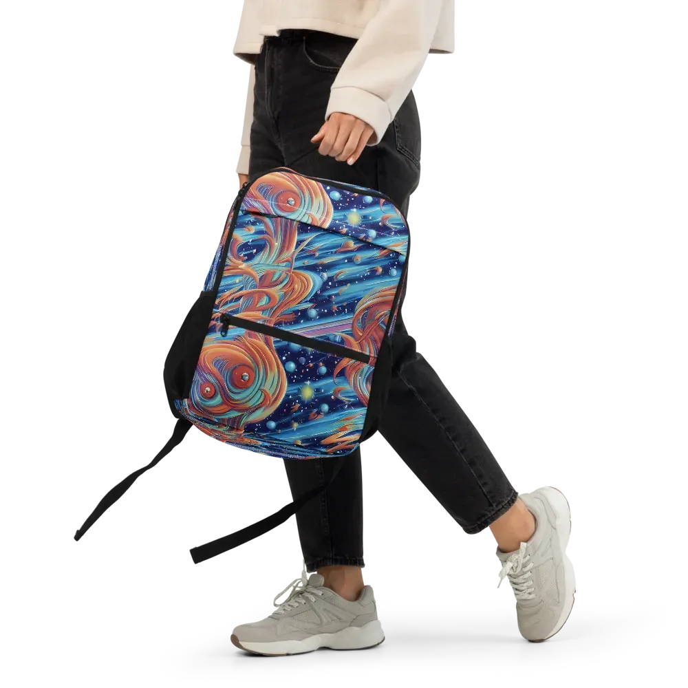 Orbit Flame on Utility Backpack — Front