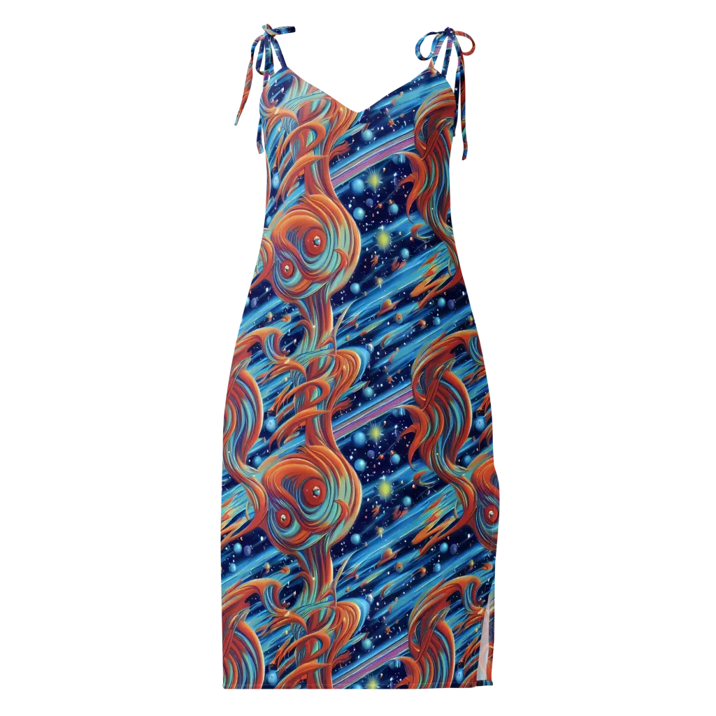 Orbit Flame on Slip Dress — Front