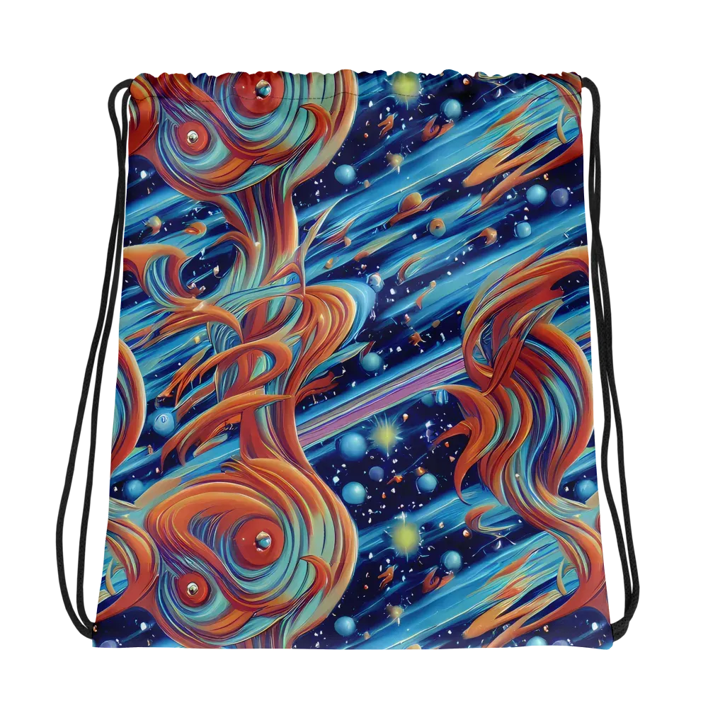 Orbit Flame on Drawstring Bag — Photo