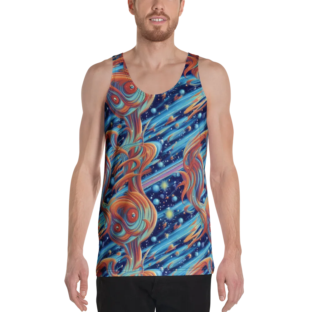 Orbit Flame on Men's Tank Top — Front