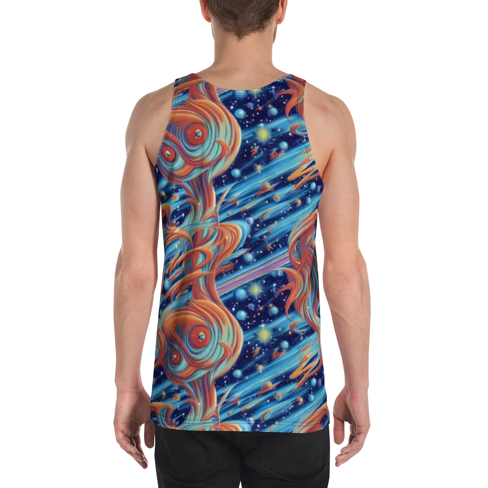 Orbit Flame on Men's Tank Top — Back