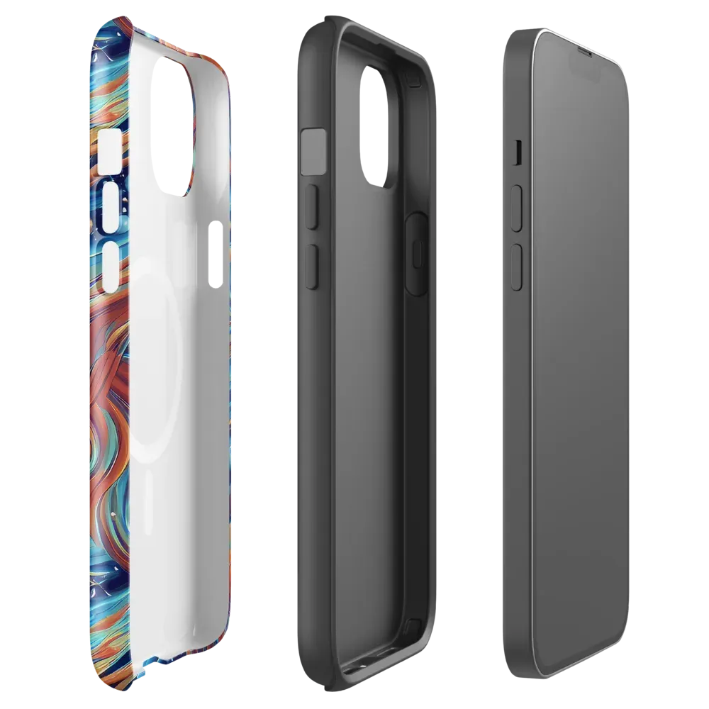 Orbit Flame on MagSafe Tough Case for iPhone® — Front