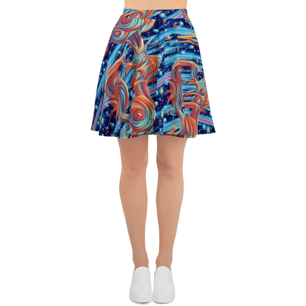Orbit Flame on Skater Skirt — Front
