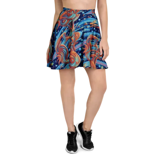 Orbit Flame on a Skater Skirt