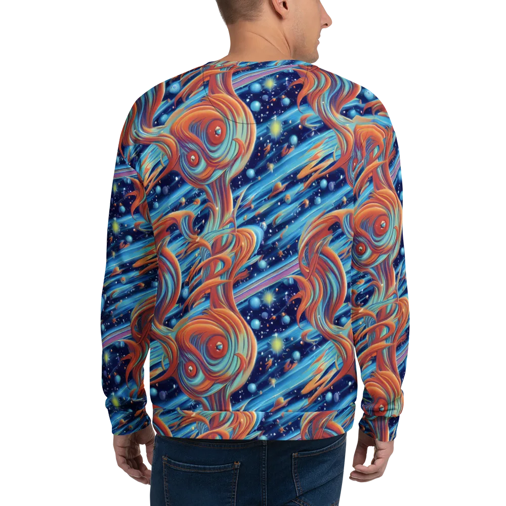 Orbit Flame on Sweatshirt — Back