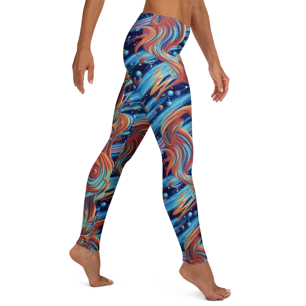 Orbit Flame on Leggings — Right