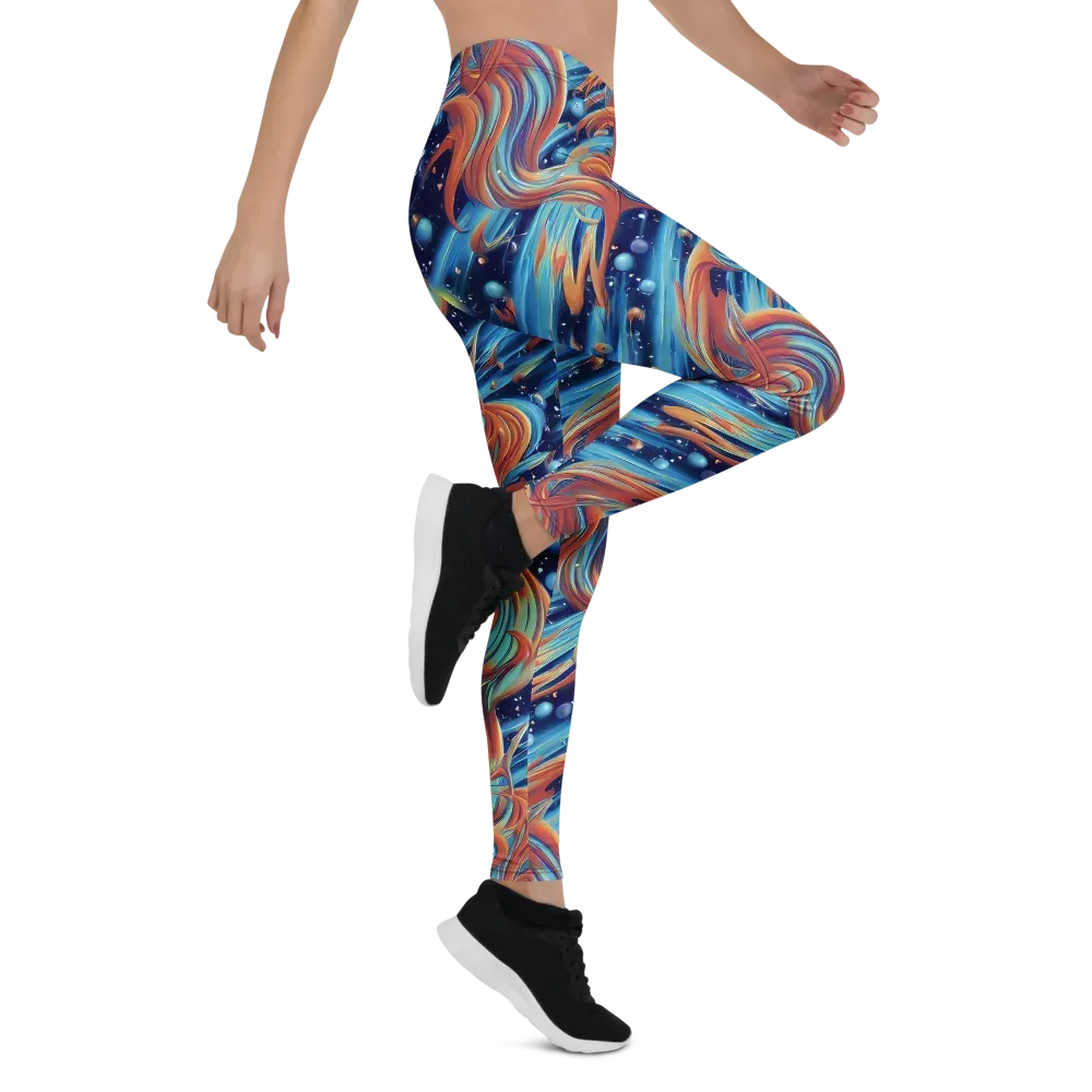 Orbit Flame on Leggings — Right