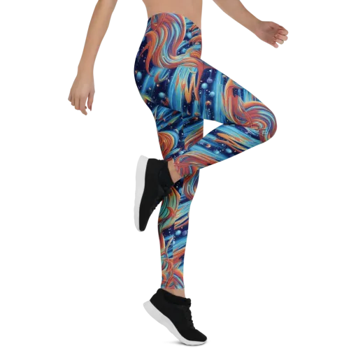 Orbit Flame on a Leggings