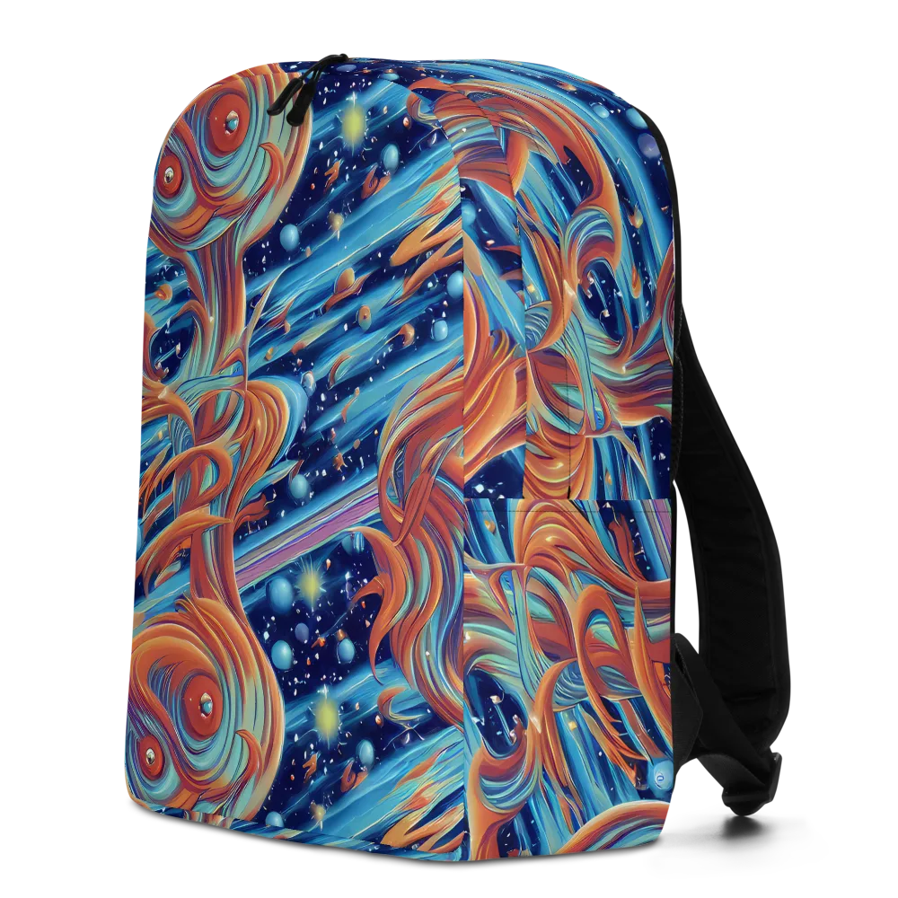 Orbit Flame on Minimalist Backpack — Left