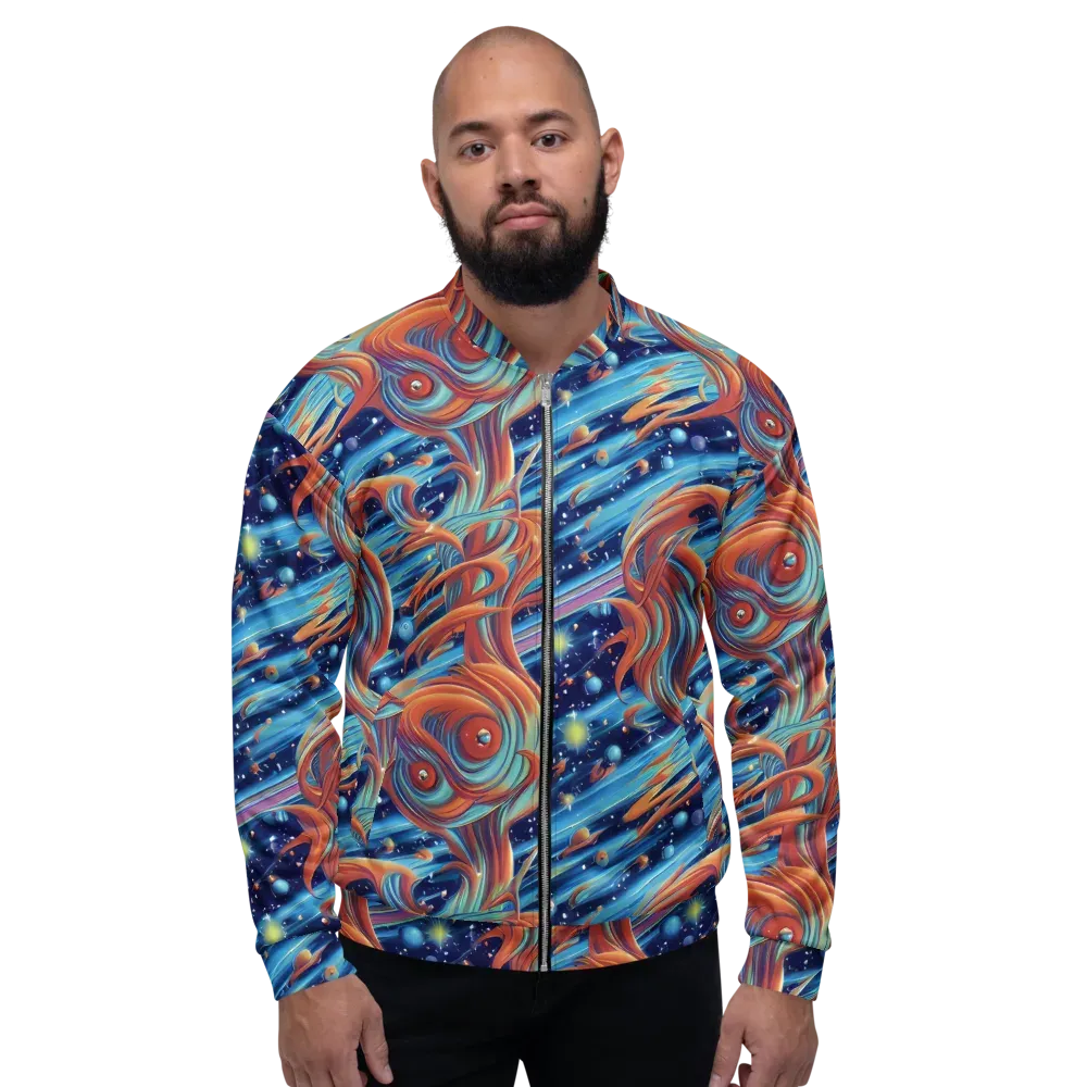 Orbit Flame on Bomber Jacket — Front