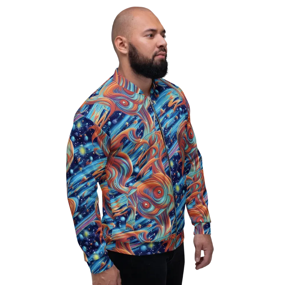 Orbit Flame on Bomber Jacket — Right
