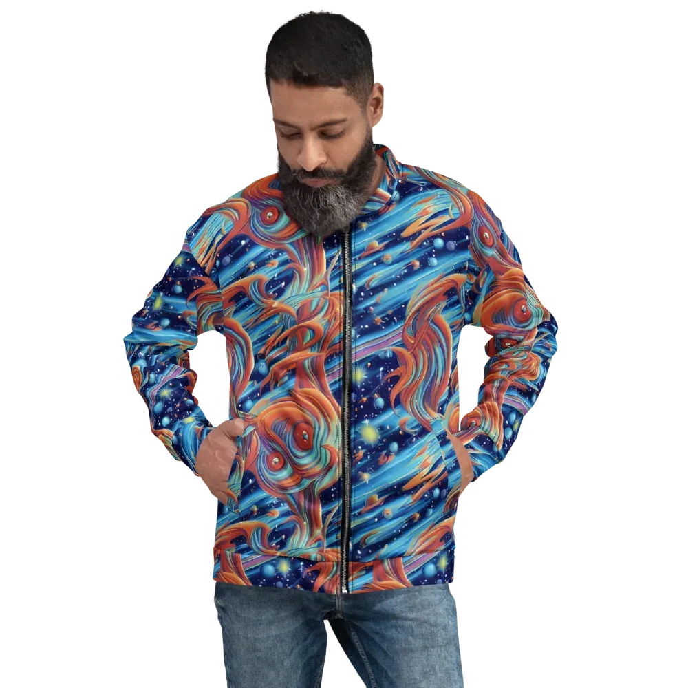 Orbit Flame on Bomber Jacket — Front