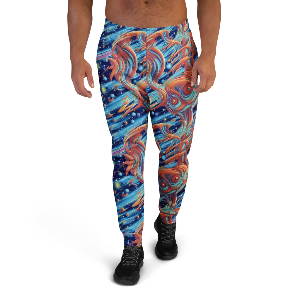Orbit Flame on Men's Joggers — Front