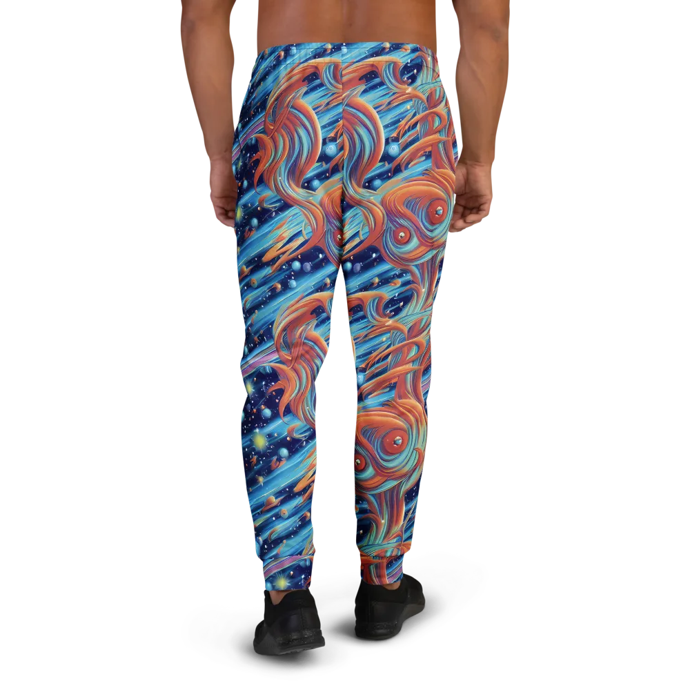 Orbit Flame on Men's Joggers — Back
