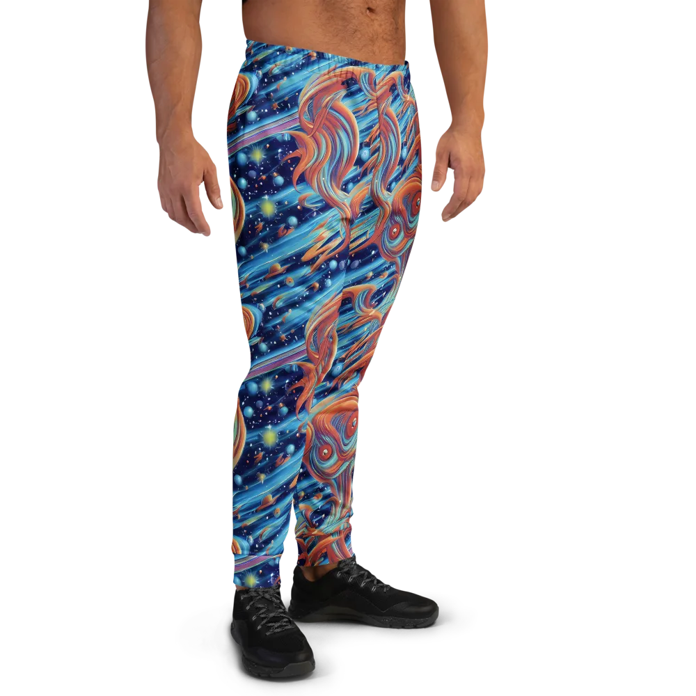 Orbit Flame on Men's Joggers — Right