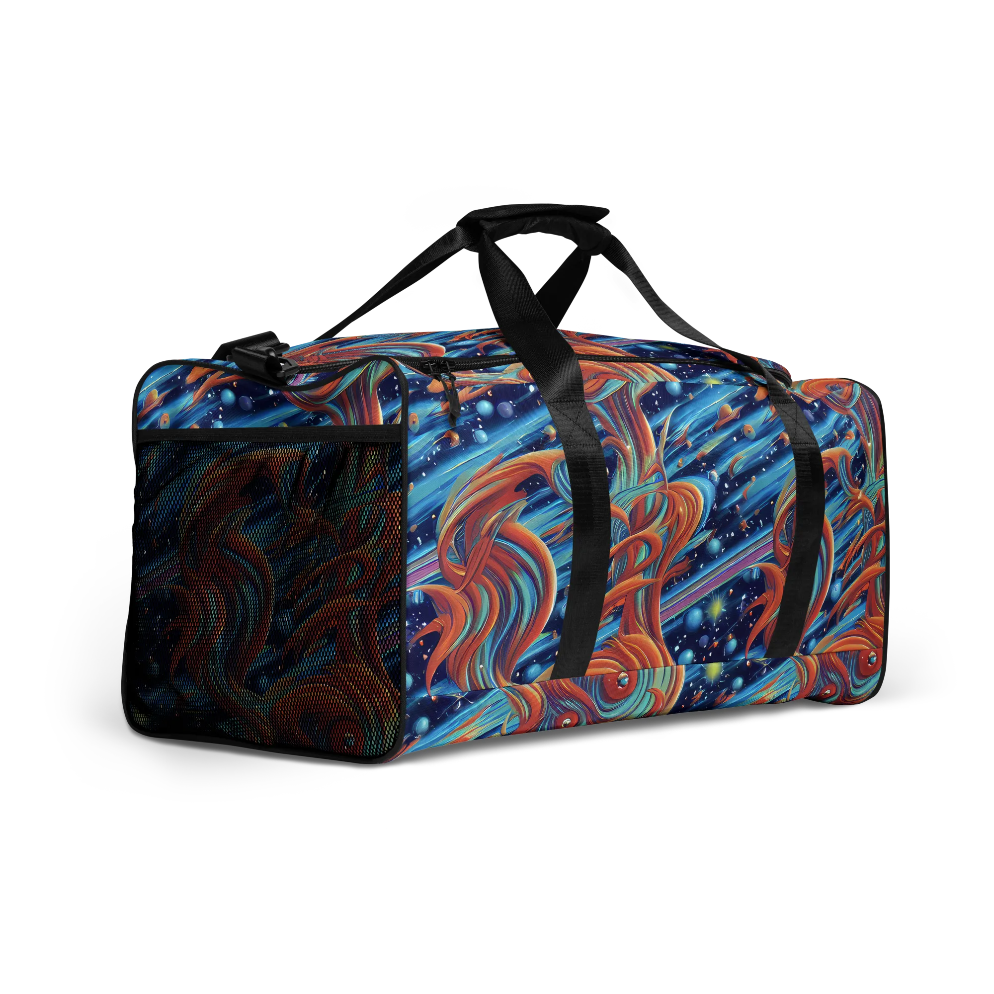 Orbit Flame on Duffle Bag — Right Front