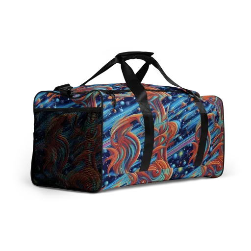 Orbit Flame on a Duffle Bag