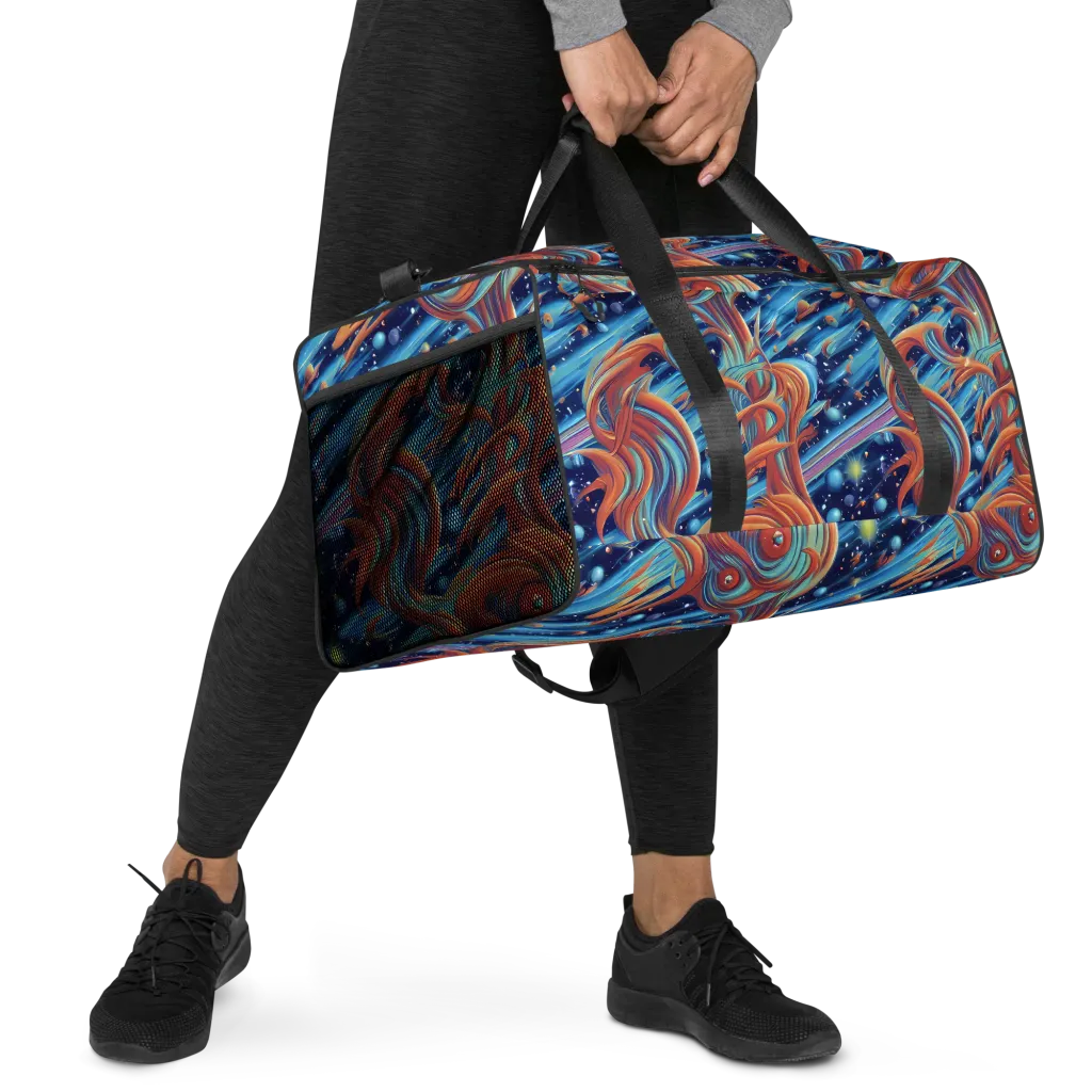 Orbit Flame on Duffle Bag — Right Front