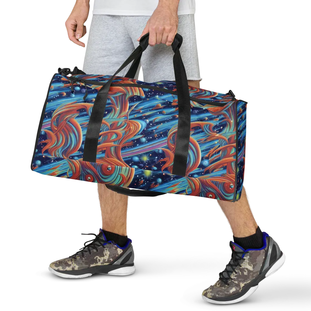 Orbit Flame on Duffle Bag — Front