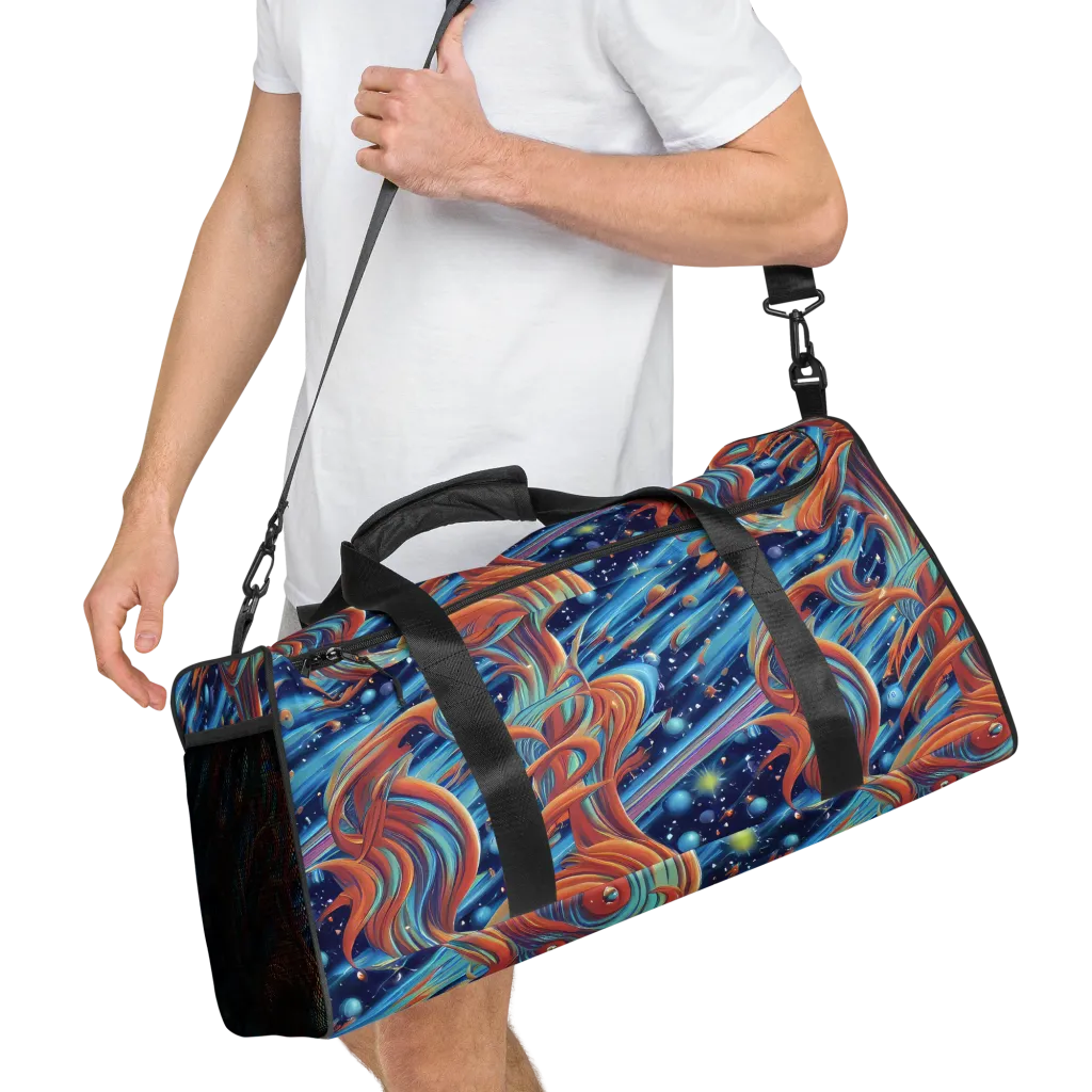 Orbit Flame on Duffle Bag — Right Front