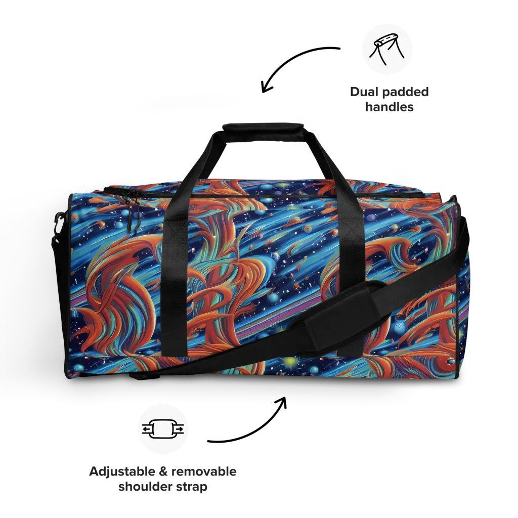 Orbit Flame on Duffle Bag — Front