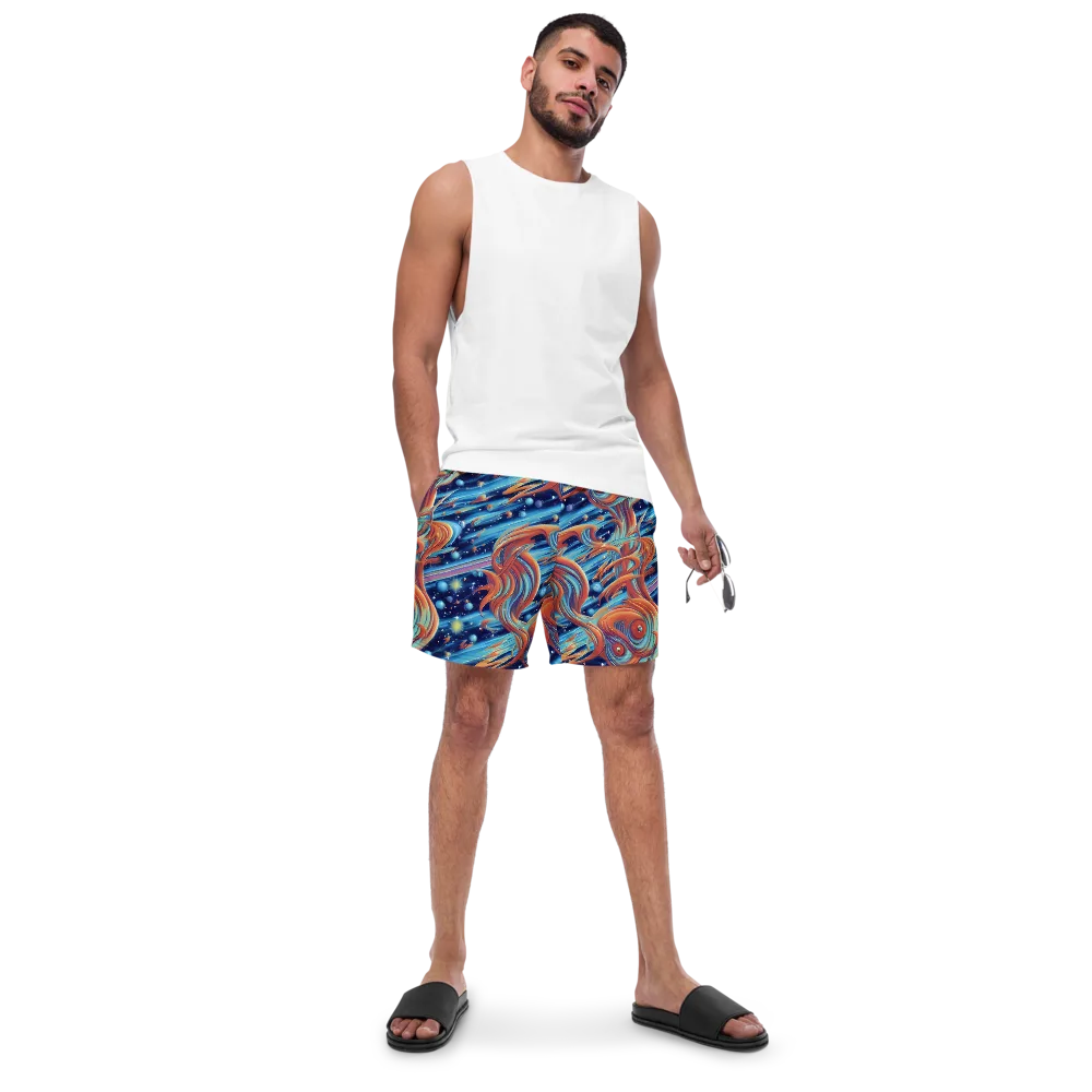 Orbit Flame on Swim Trunks — Front