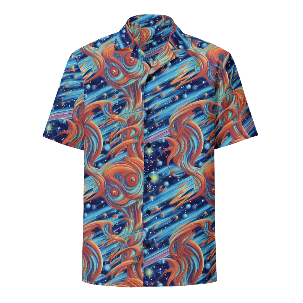 Orbit Flame on Button Shirt — Front