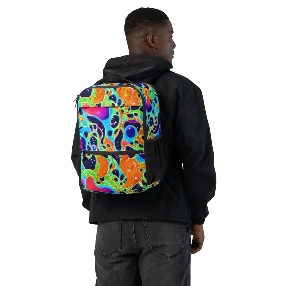 Luminous Amoeba on Utility Backpack — Back