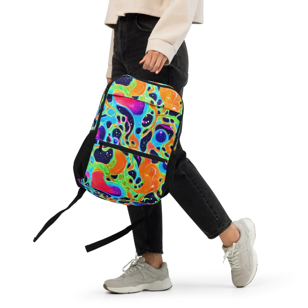 Luminous Amoeba on Utility Backpack — Front