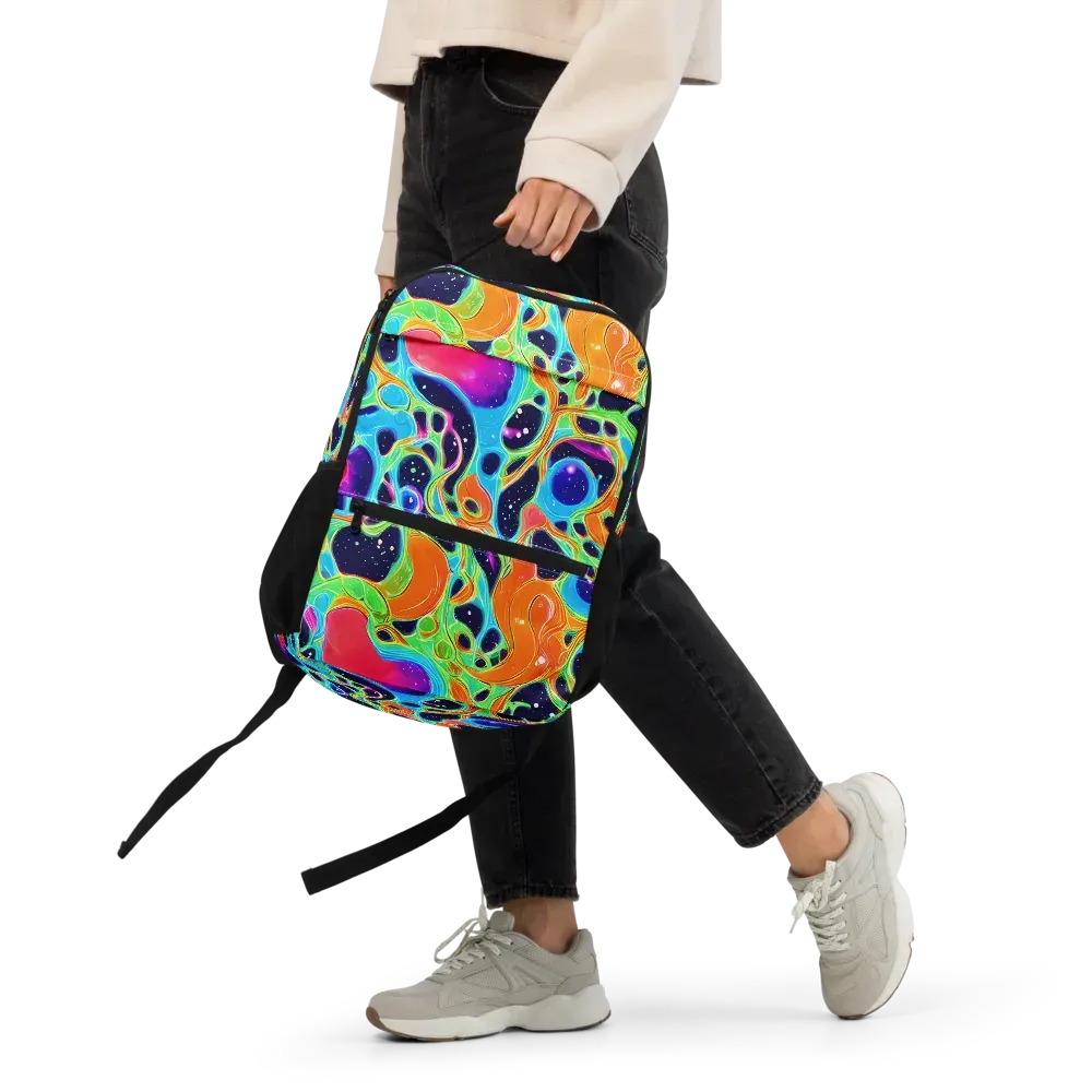 Luminous Amoeba on Utility Backpack — Front