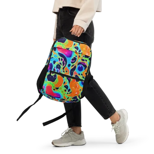 Luminous Amoeba on a Utility Backpack