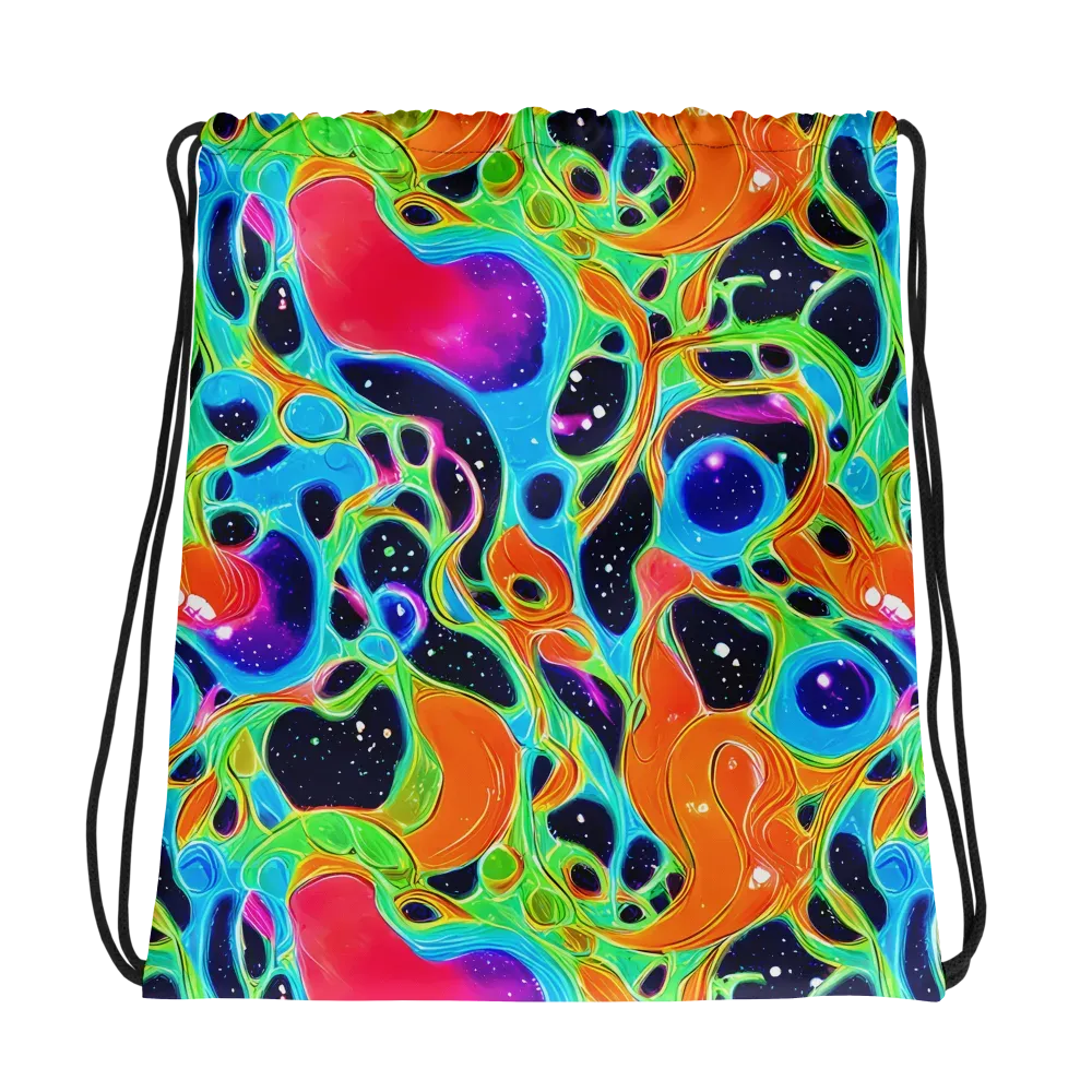 Luminous Amoeba on Drawstring Bag — Photo