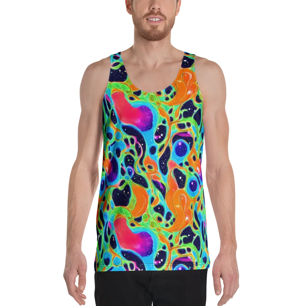 Luminous Amoeba on Men's Tank Top — Front