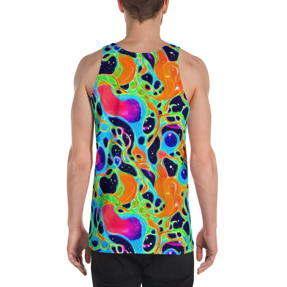 Luminous Amoeba on Men's Tank Top — Back