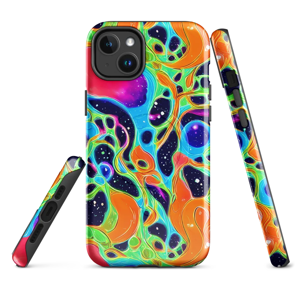 Luminous Amoeba on MagSafe Tough Case for iPhone® — Front