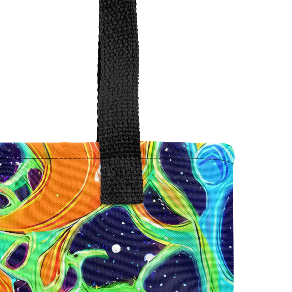 Luminous Amoeba on Tote Bag — Product details