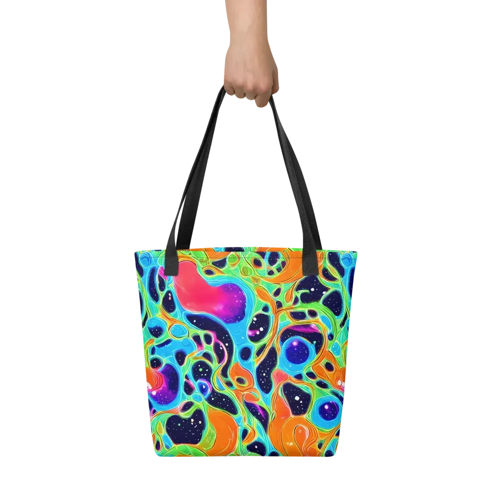 Luminous Amoeba on Tote Bag — Front