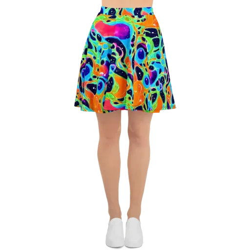 Luminous Amoeba on a Skater Skirt