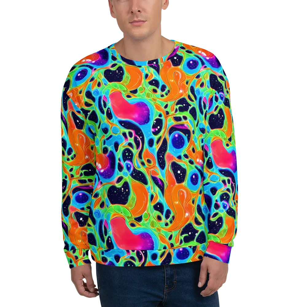 Luminous Amoeba on Sweatshirt — Front