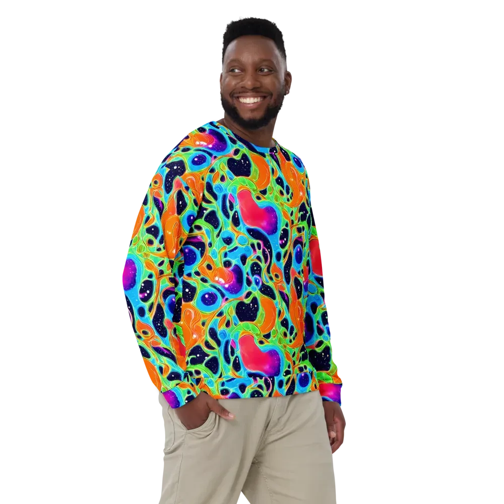 Luminous Amoeba on Sweatshirt — Front