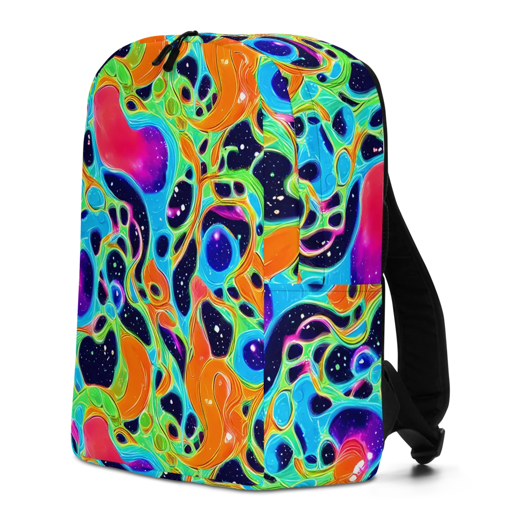 Luminous Amoeba on Minimalist Backpack — Left