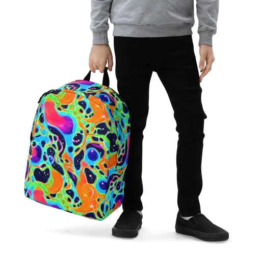 Luminous Amoeba on a Minimalist Backpack