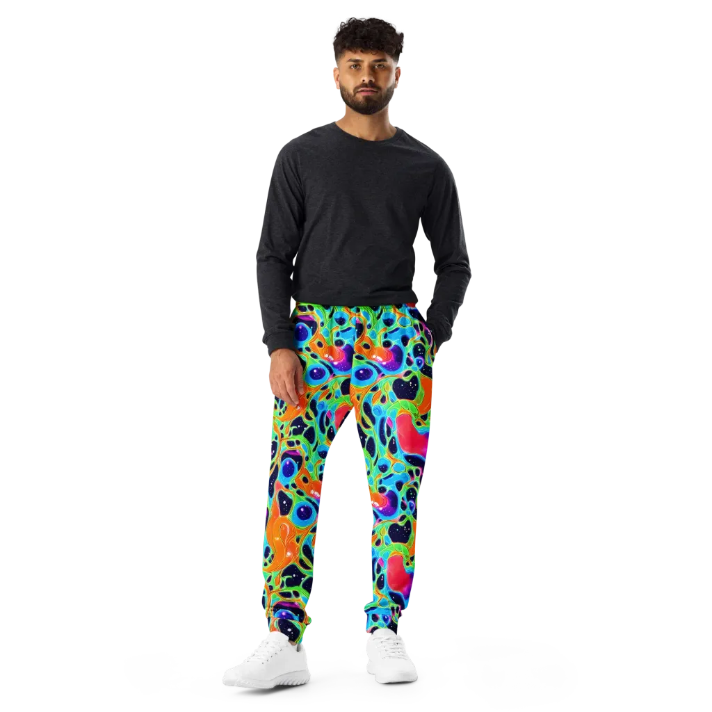 Luminous Amoeba on Men's Joggers — Front