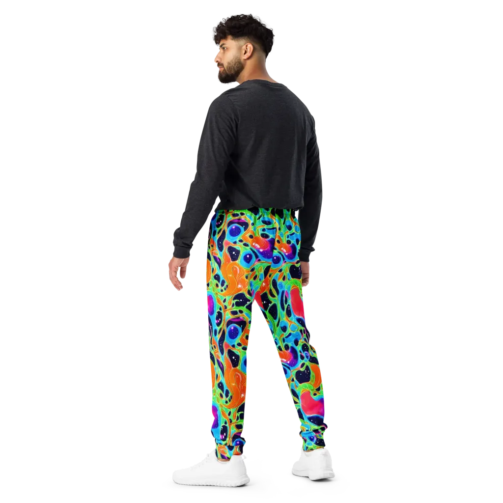 Luminous Amoeba on Men's Joggers — Back