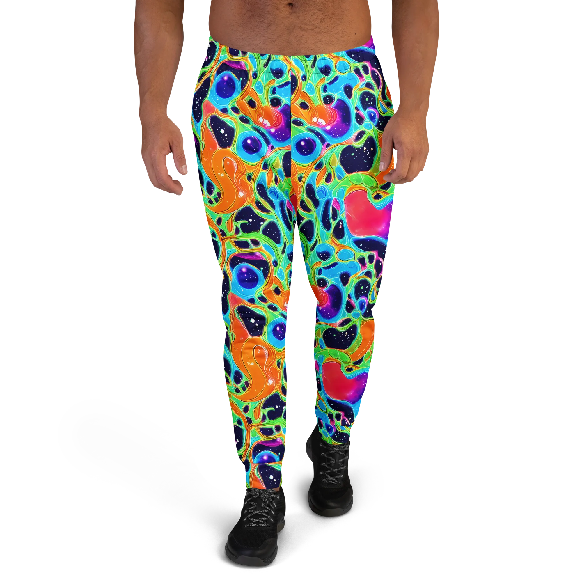 Luminous Amoeba on Men's Joggers — Front
