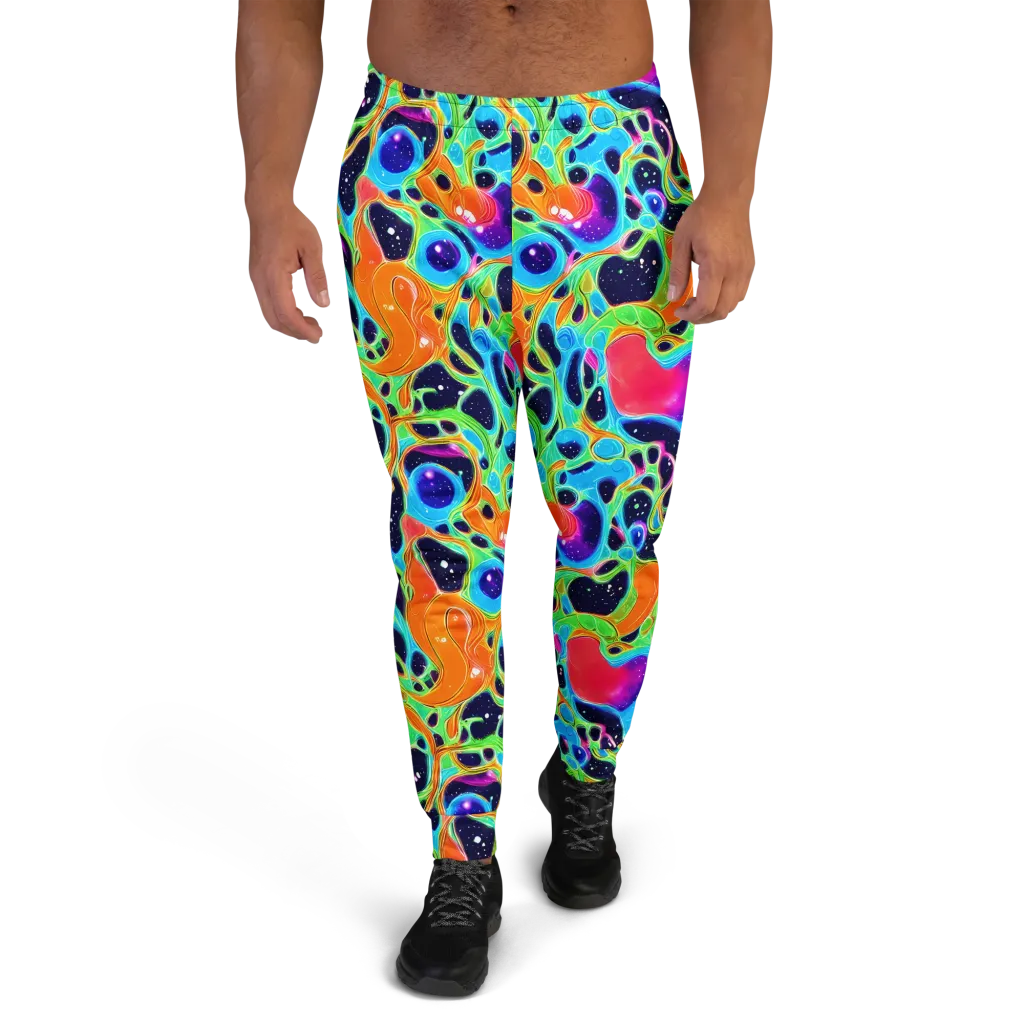 Luminous Amoeba on Men's Joggers — Front